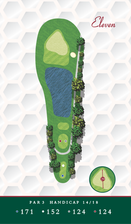 Course Map Chesapeake Golf Club Hole 11