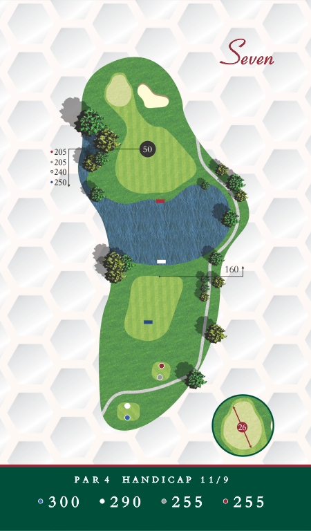 Course Map Chesapeake Golf Club Hole 7